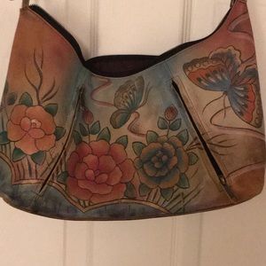 Anuschka leather hobo bag